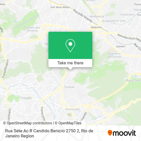Rua Sete Ac R Candido Benicio 2750 2 map
