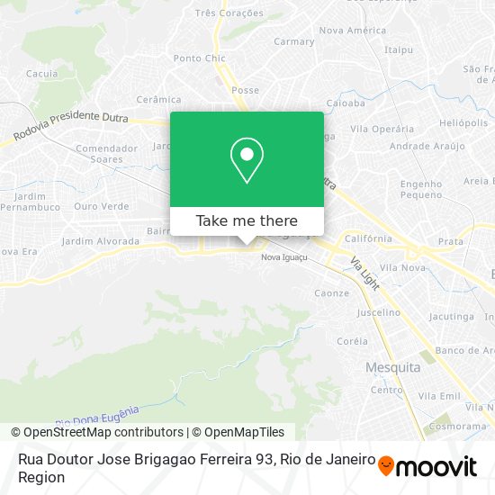 Mapa Rua Doutor Jose Brigagao Ferreira 93