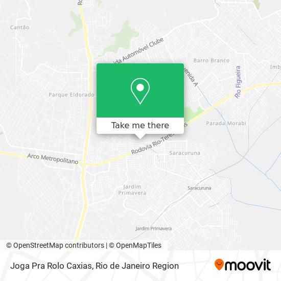 Joga Pra Rolo Caxias map