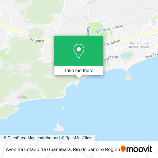 Avenida Estado da Guanabara map