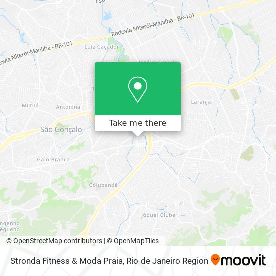 Mapa Stronda Fitness & Moda Praia