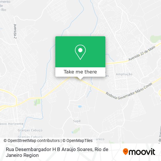 Rua Desembargador H B Araújo Soares map