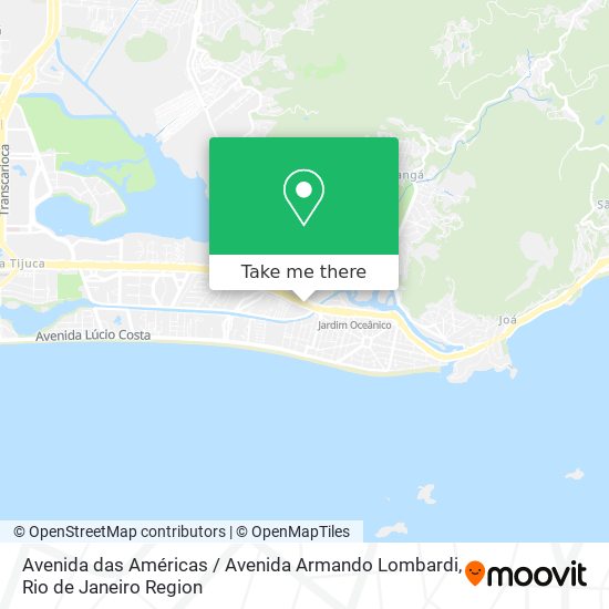 Avenida das Américas / Avenida Armando Lombardi map