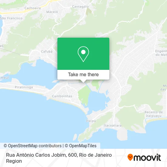 Rua Antônio Carlos Jobim, 600 map