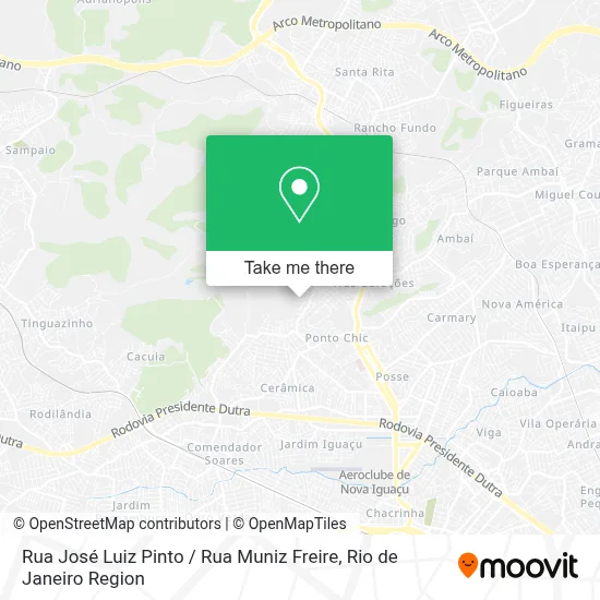 Rua José Luiz Pinto / Rua Muniz Freire map