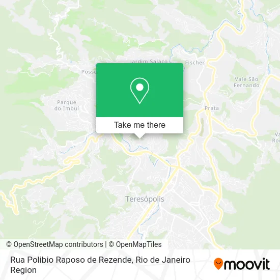 Rua Polibio Raposo de Rezende map