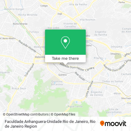 Faculdade Anhanguera-Unidade Rio de Janeiro map