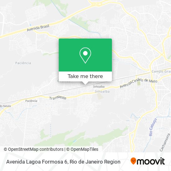 Avenida Lagoa Formosa 6 map