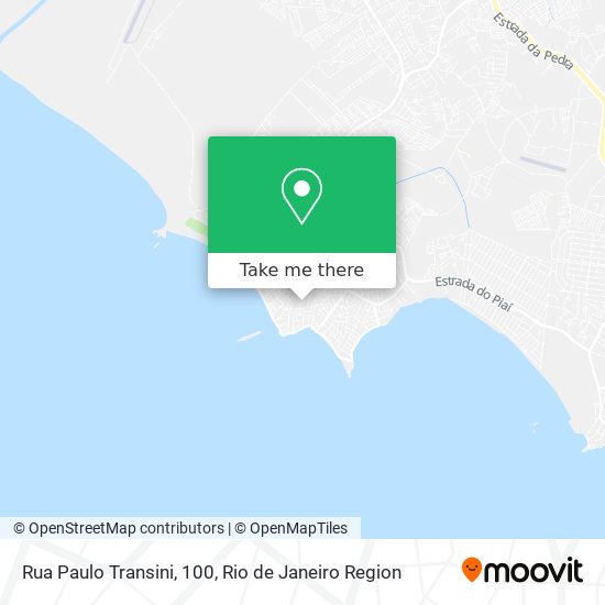Rua Paulo Transini, 100 map