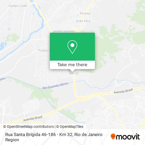 Rua Santa Brígida 46-186 - Km 32 map