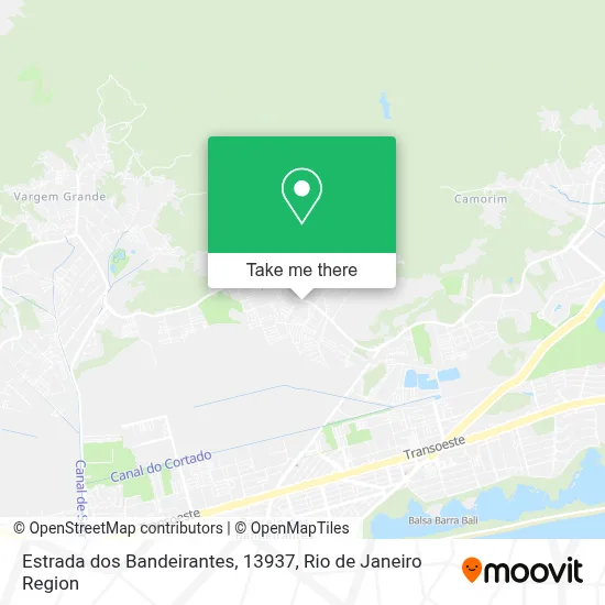 Estrada dos Bandeirantes, 13937 map