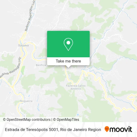 Estrada de Teresópolis 5001 map