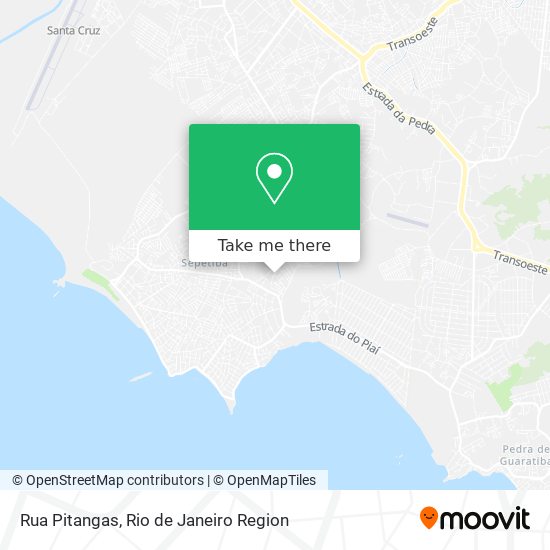 Rua Pitangas map