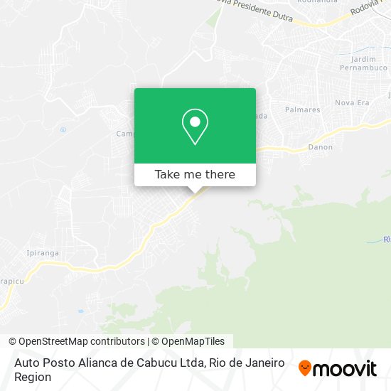 Auto Posto Alianca de Cabucu Ltda map