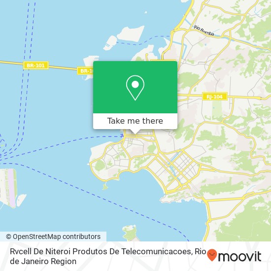 Mapa Rvcell De Niteroi Produtos De Telecomunicacoes