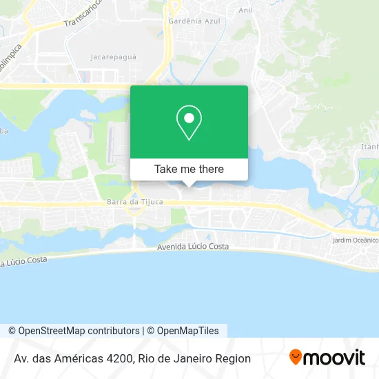 Av. das Américas 4200 map