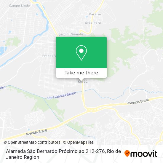 Alameda São Bernardo Próximo ao 212-276 map