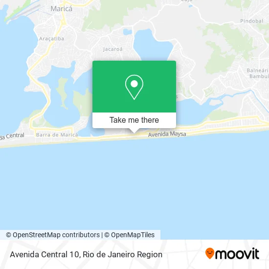 Avenida Central 10 map