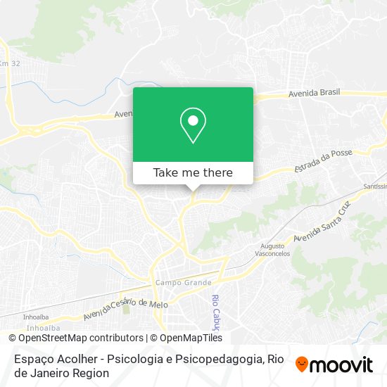 Espaço Acolher - Psicologia e Psicopedagogia map