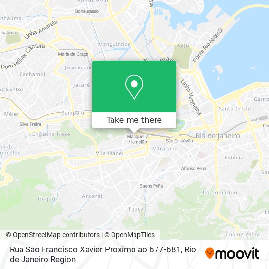 Rua São Francisco Xavier Próximo ao 677-681 map