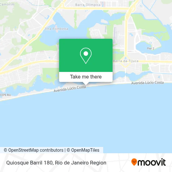 Quiosque Barril 180 map