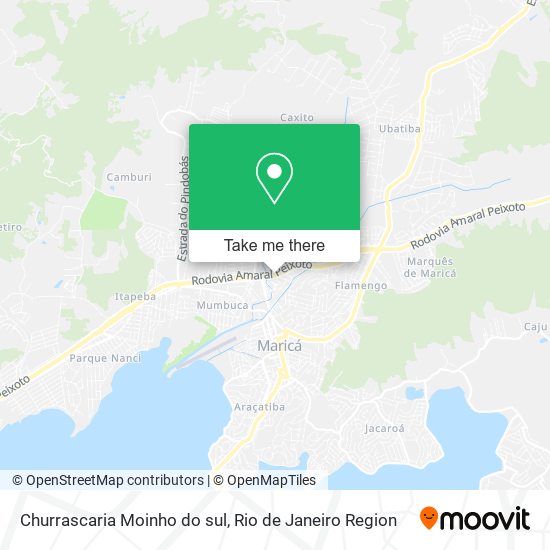 Churrascaria Moinho do sul map