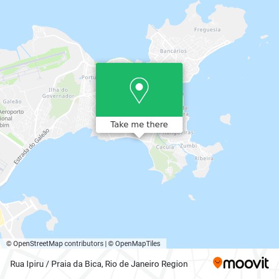 Rua Ipiru / Praia da Bica map