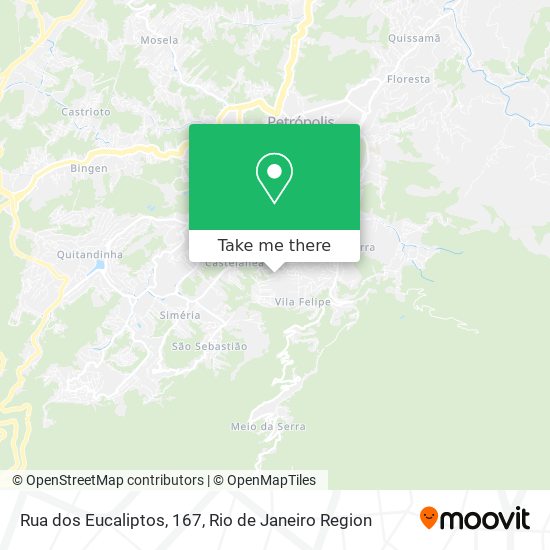 Rua dos Eucaliptos, 167 map