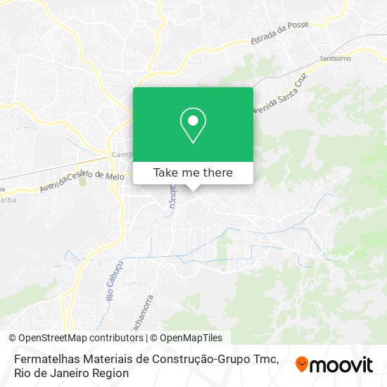 Mapa Fermatelhas Materiais de Construção-Grupo Tmc