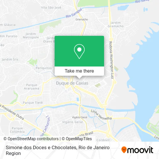 Simone dos Doces e Chocolates map