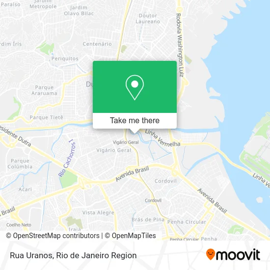 Rua Uranos map