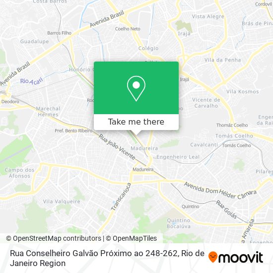 Rua Conselheiro Galvão Próximo ao 248-262 map