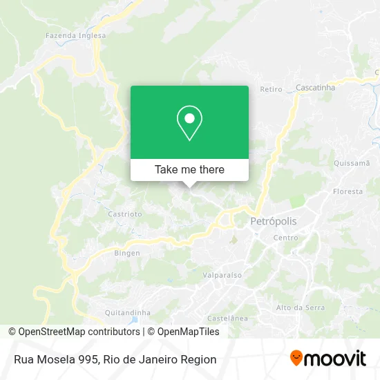 Rua Mosela 995 map