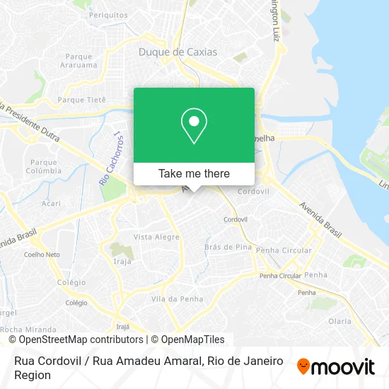 Rua Cordovil / Rua Amadeu Amaral map