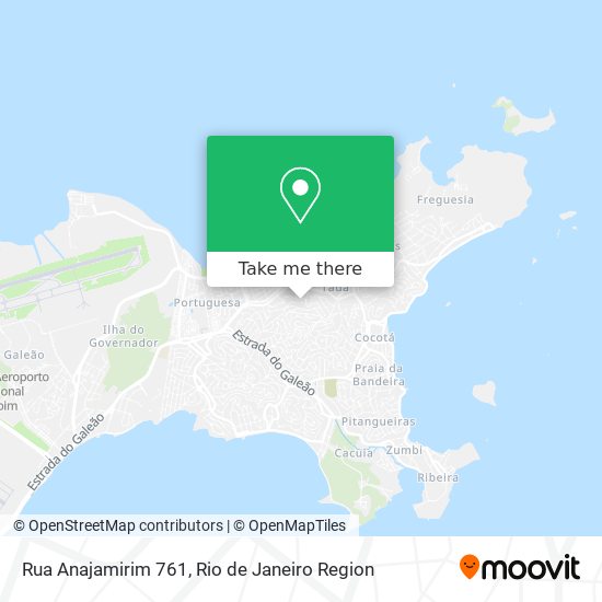 Rua Anajamirim 761 map