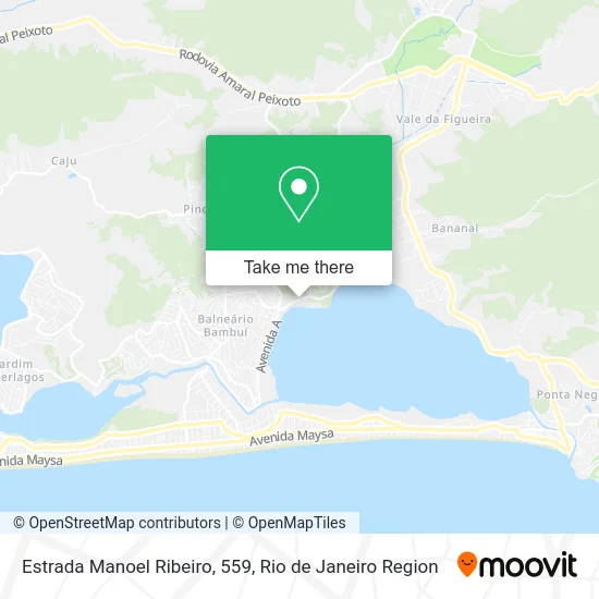 Estrada Manoel Ribeiro, 559 map