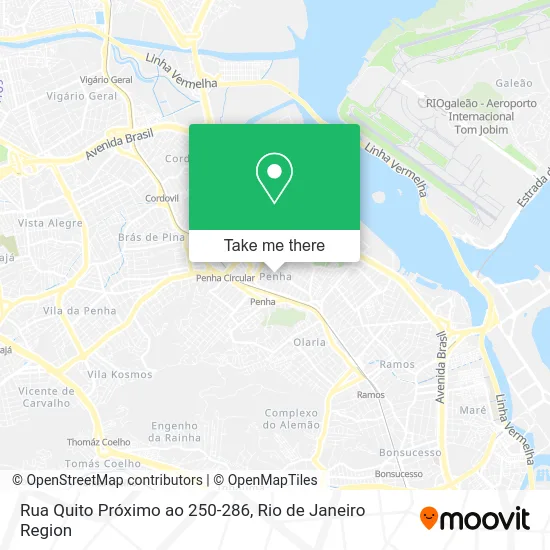 Rua Quito Próximo ao 250-286 map