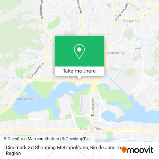 Cinemark Xd Shopping Metropolitano map