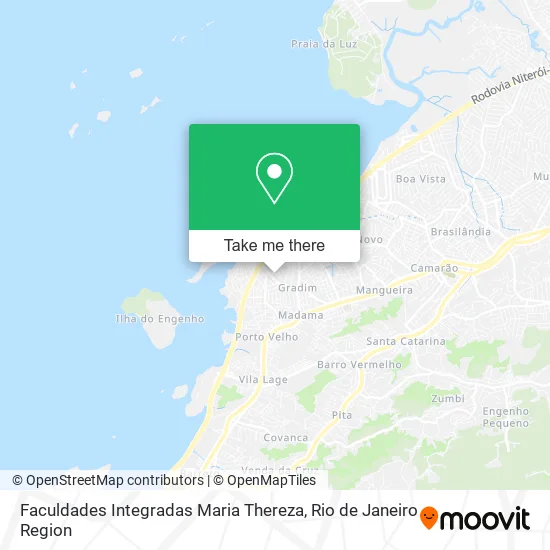 Faculdades Integradas Maria Thereza map