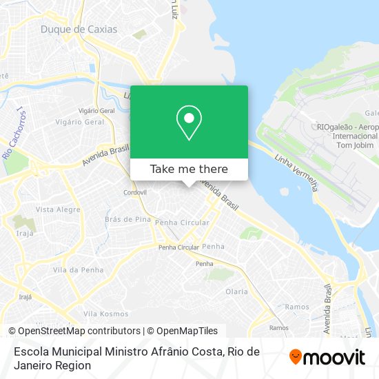 Escola Municipal Ministro Afrânio Costa map