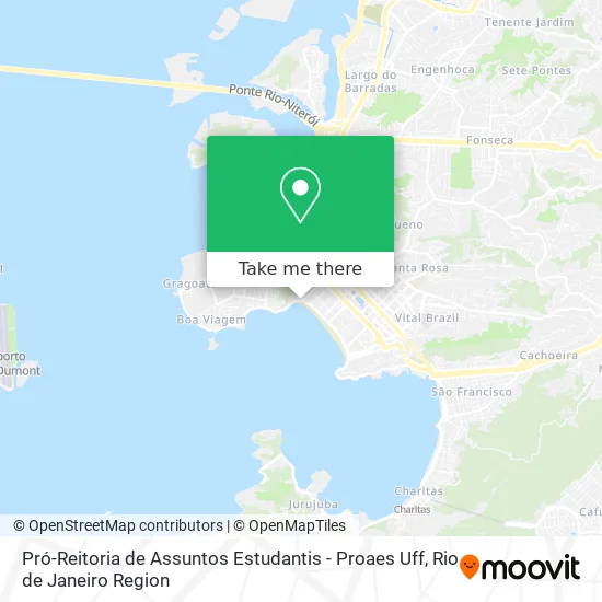 Pró-Reitoria de Assuntos Estudantis - Proaes Uff map