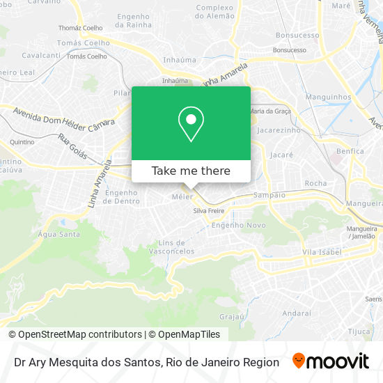 Mapa Dr Ary Mesquita dos Santos