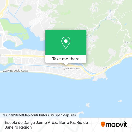 Escola de Dança Jaime Arôxa Barra Ks map