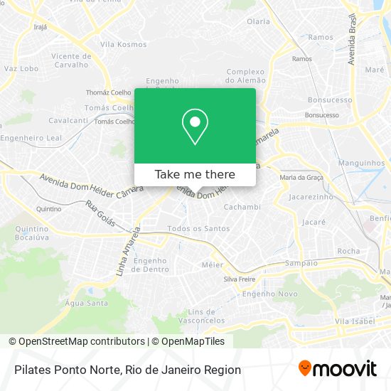 Pilates Ponto Norte map