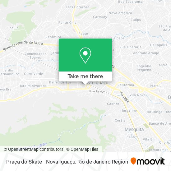 Praça do Skate - Nova Iguaçu map