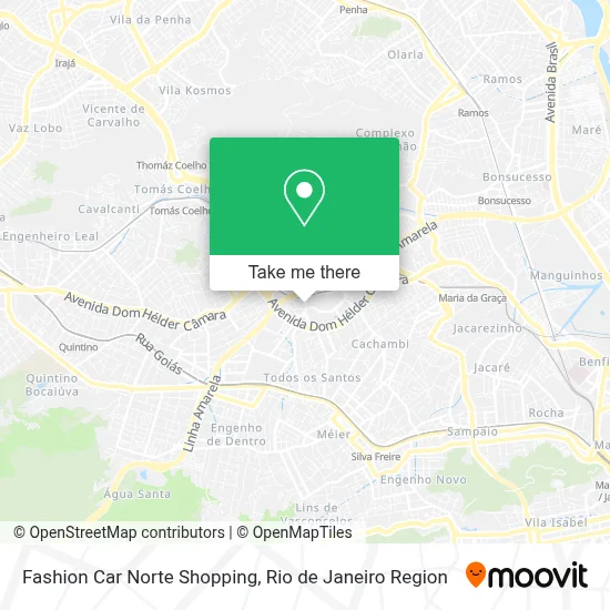 Fashion Car Norte Shopping map