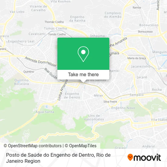Posto de Saúde do Engenho de Dentro map