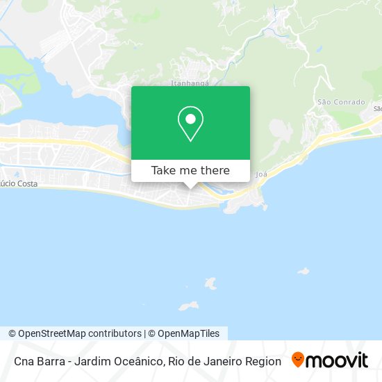 Cna Barra - Jardim Oceânico map