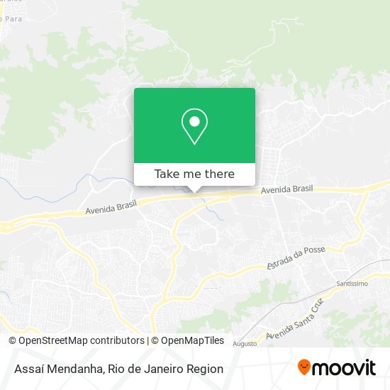 Assaí Mendanha map