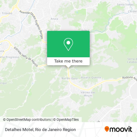 Mapa Detalhes Motel